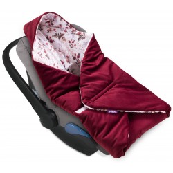 Odejica za avtosedež Jukki Velvet Royal Rose